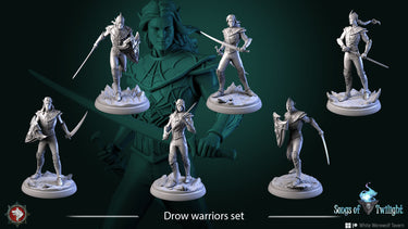 Drow Male Warrior Bundle